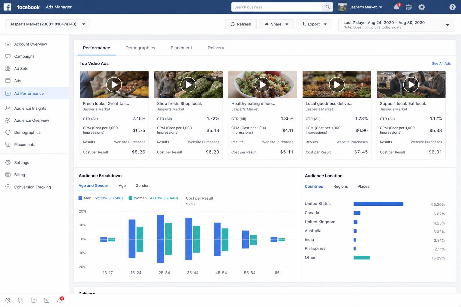 Facebook Ad Performance