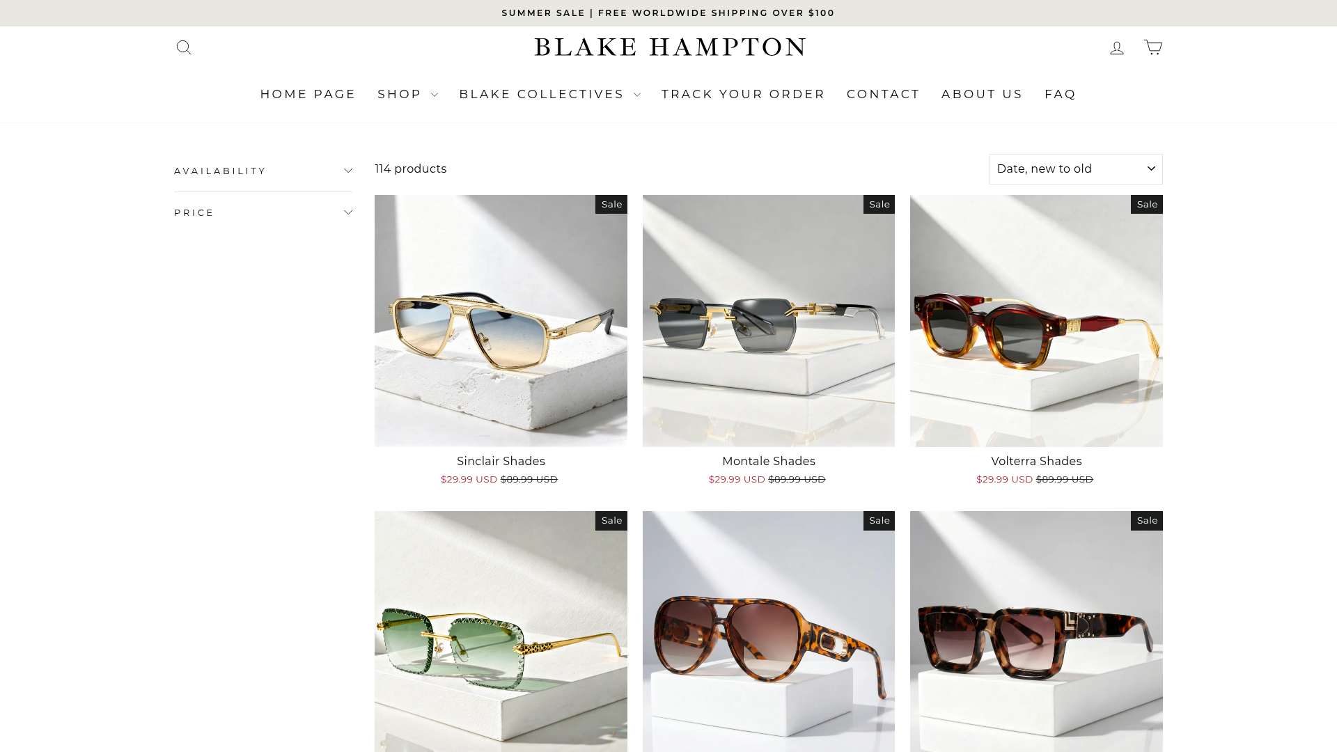 Blake Hampton store design — Catalog